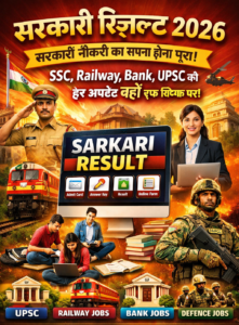 Sarkari Result 2026 latest government jobs admit card result online form