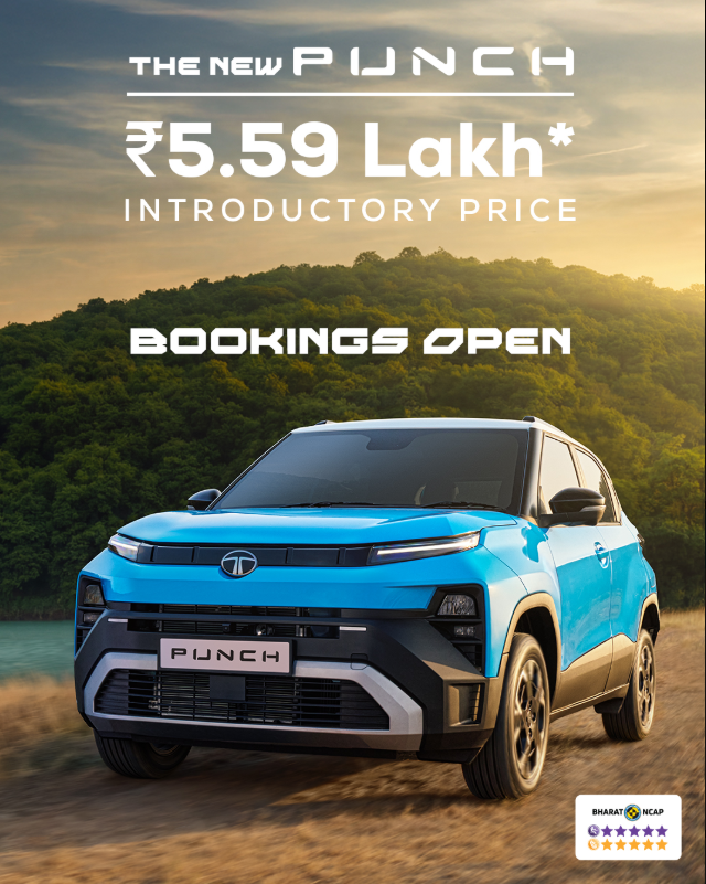 Tata Punch Facelift 2026 front design and features
