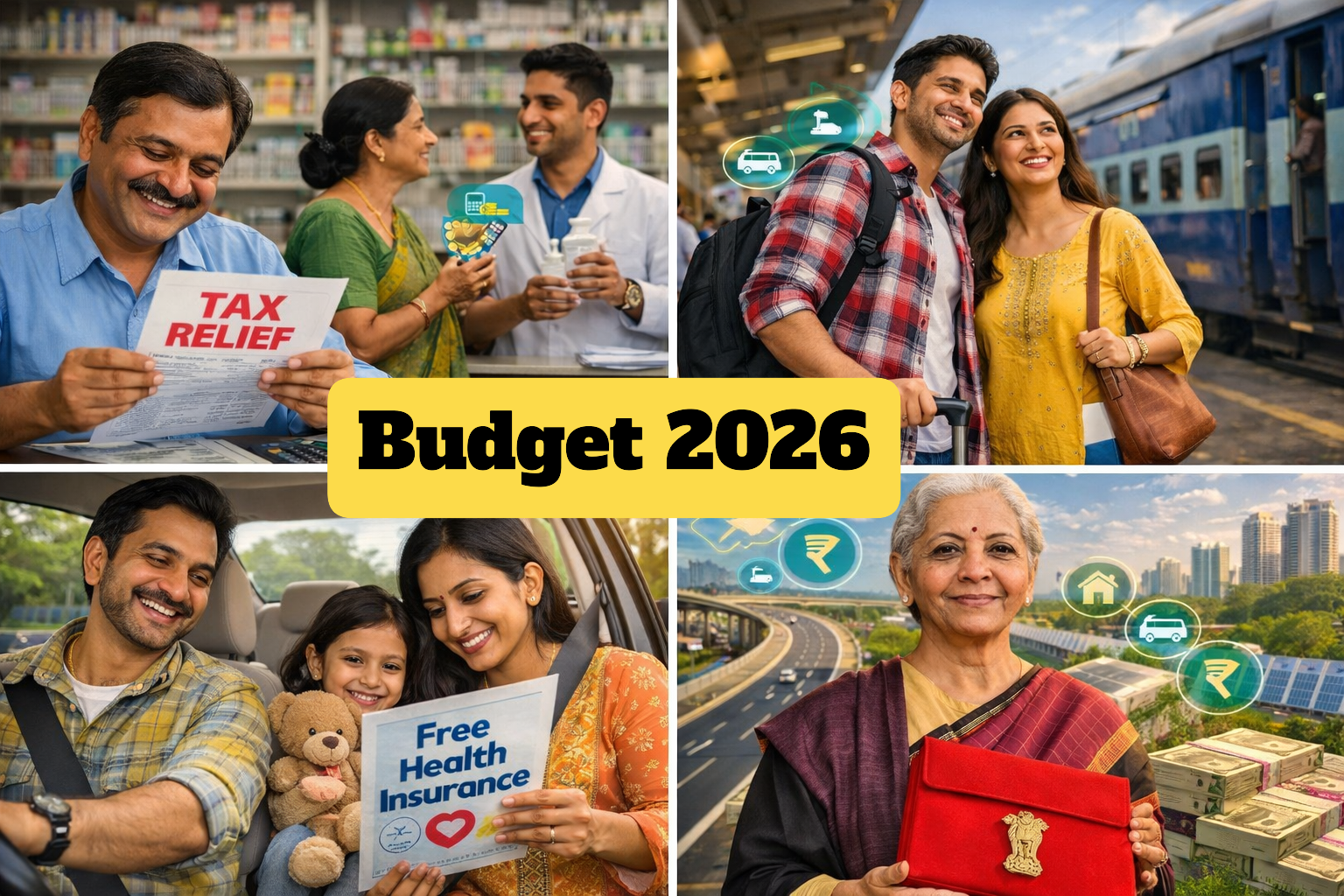 Budget 2026 benefits for middle class and common man in India