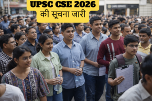 UPSC CSE 2026 notification released for 933 civil services vacancies
