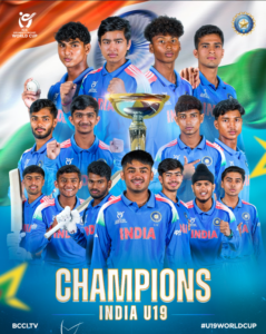 India vs England U19 World Cup 2026 final में वैभव सूर्यवंशी ने 175 रन बनाकर भारत को ऐतिहासिक जीत दिलाई