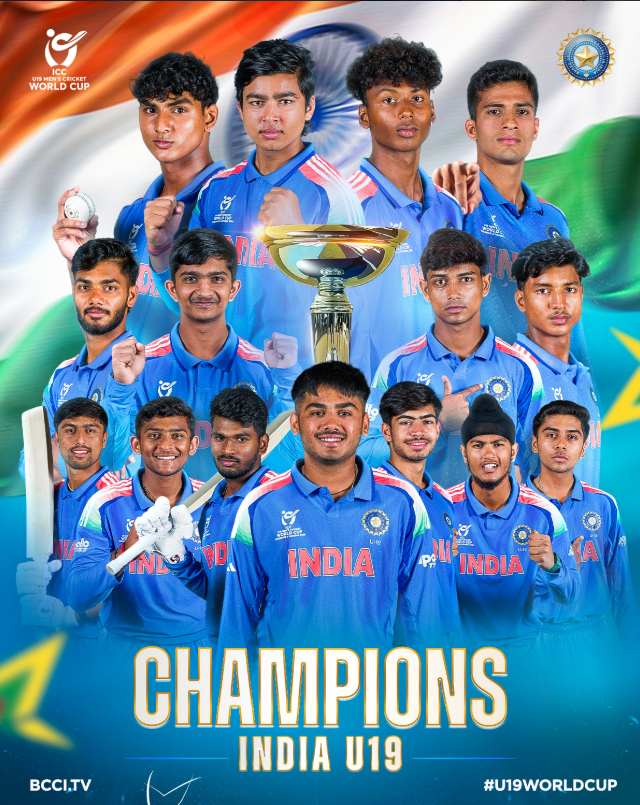 India vs England U19 World Cup 2026 final में वैभव सूर्यवंशी ने 175 रन बनाकर भारत को ऐतिहासिक जीत दिलाई